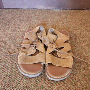 Toms Brown Suede Sandal